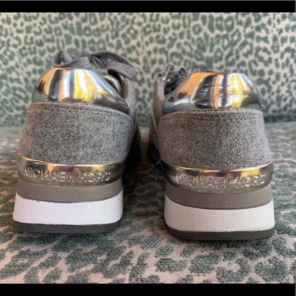 Michael Kors Silver and Gray Sneaker - Picture 8 of 10
